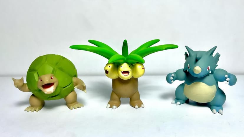 Golem — Golem, Exeggutor & Rhydon tamaño “Takara Tomy”