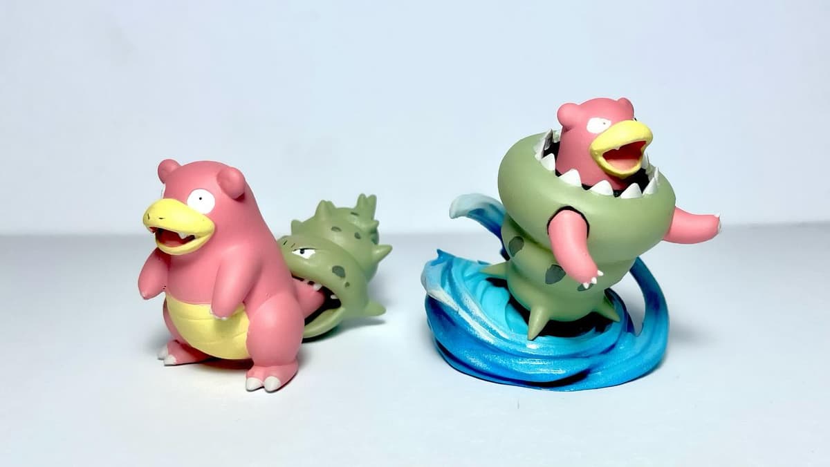 Slowbro Slowbro y Mega Slowbro tamaño “Takara Tomy “ listo para irse with su entrenador.