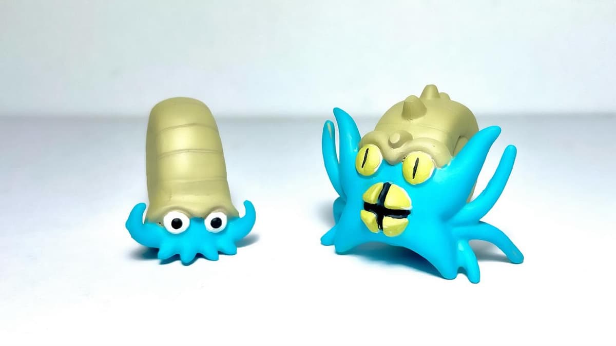 Omanyte Repaint de figuras de Omanyte y Omastar.
