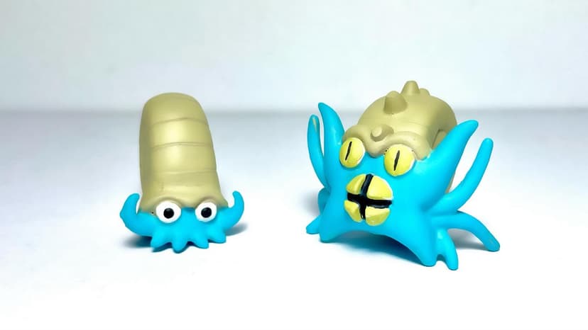 Omanyte — Repaint de figuras de Omanyte y Omastar.