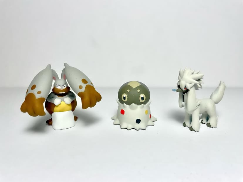 Diggersby — Diggersby, Spewpa y Furfrou tamaño “Takara Tomy “