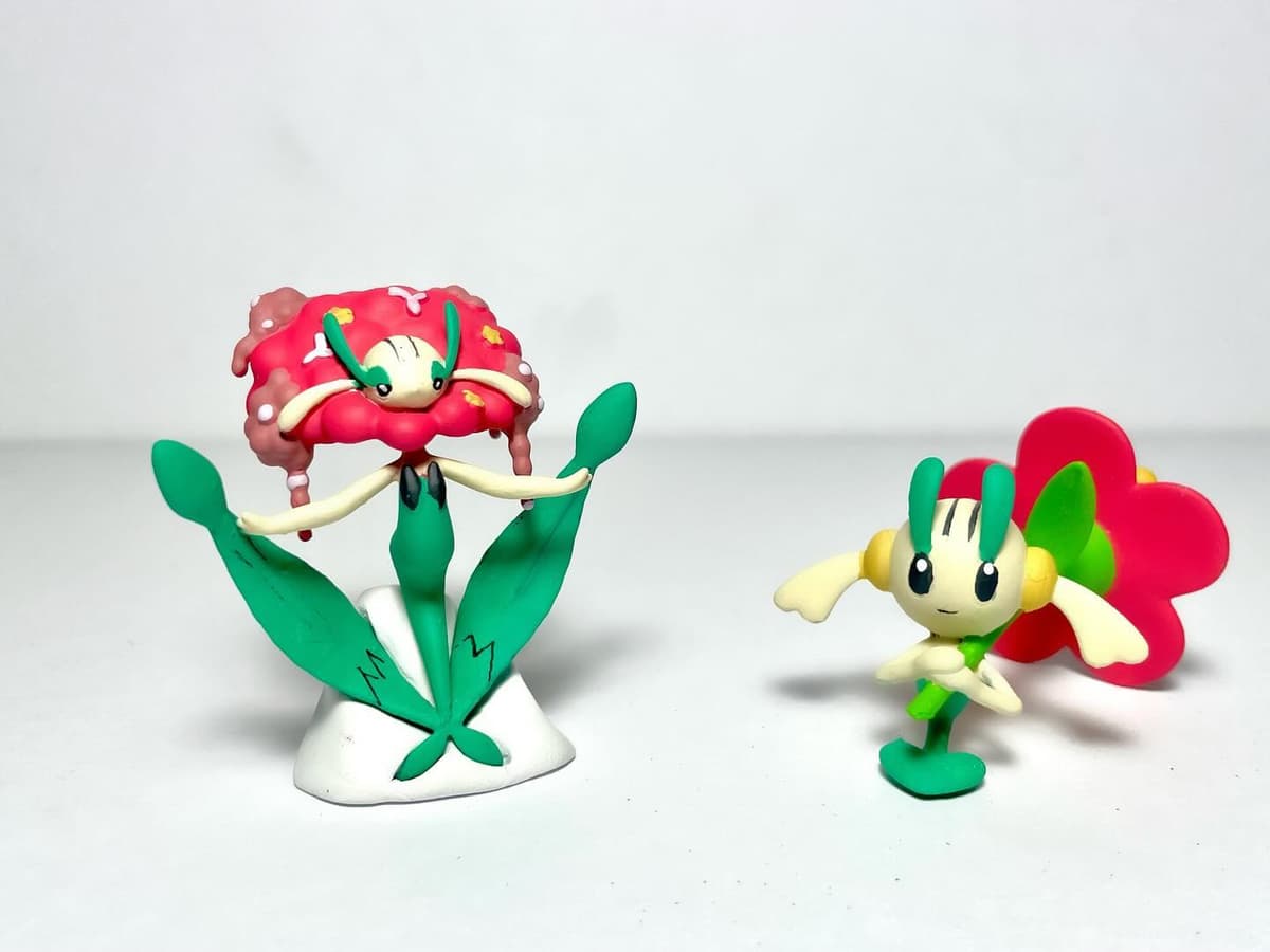 Florges Florges y Floette tamaño “Takara Tomy”