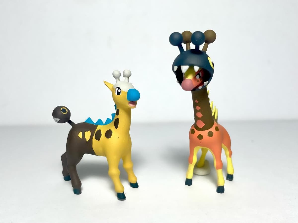 Girafarig Girafarig & Farigiraf tamaño “Takara Tomy”