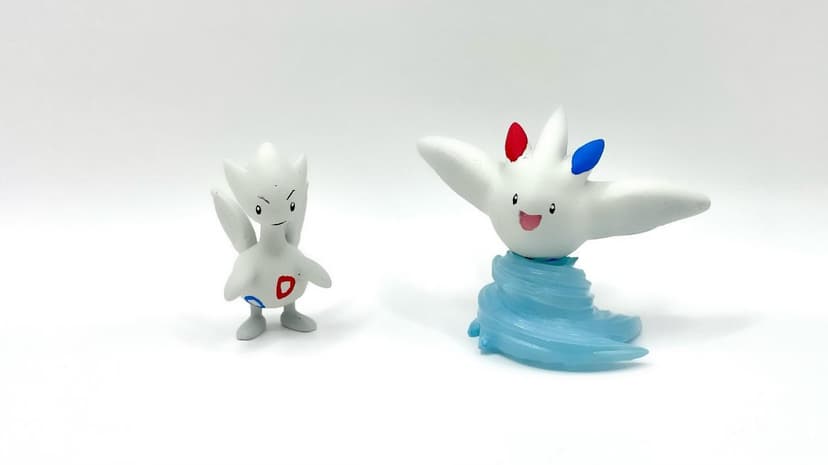 Togetic — Togetic & Togekiss tamaño “Takara Tomy “