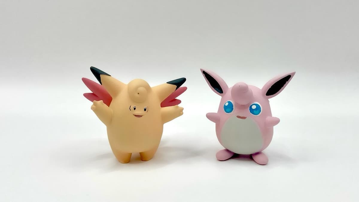 Clefable Clefable & Wigglytuff tamaño “Takara Tomy “