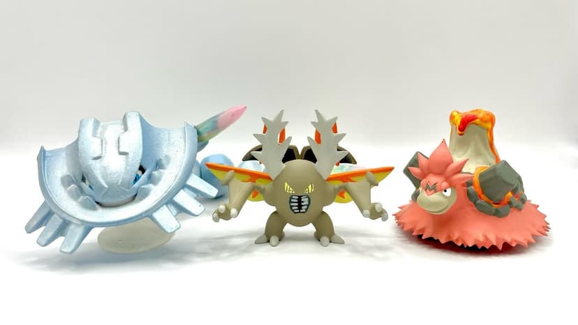 Steelix — Mega steelix, Mega Pinsir & Mega Camerupt tamaño “Takara Tomy”