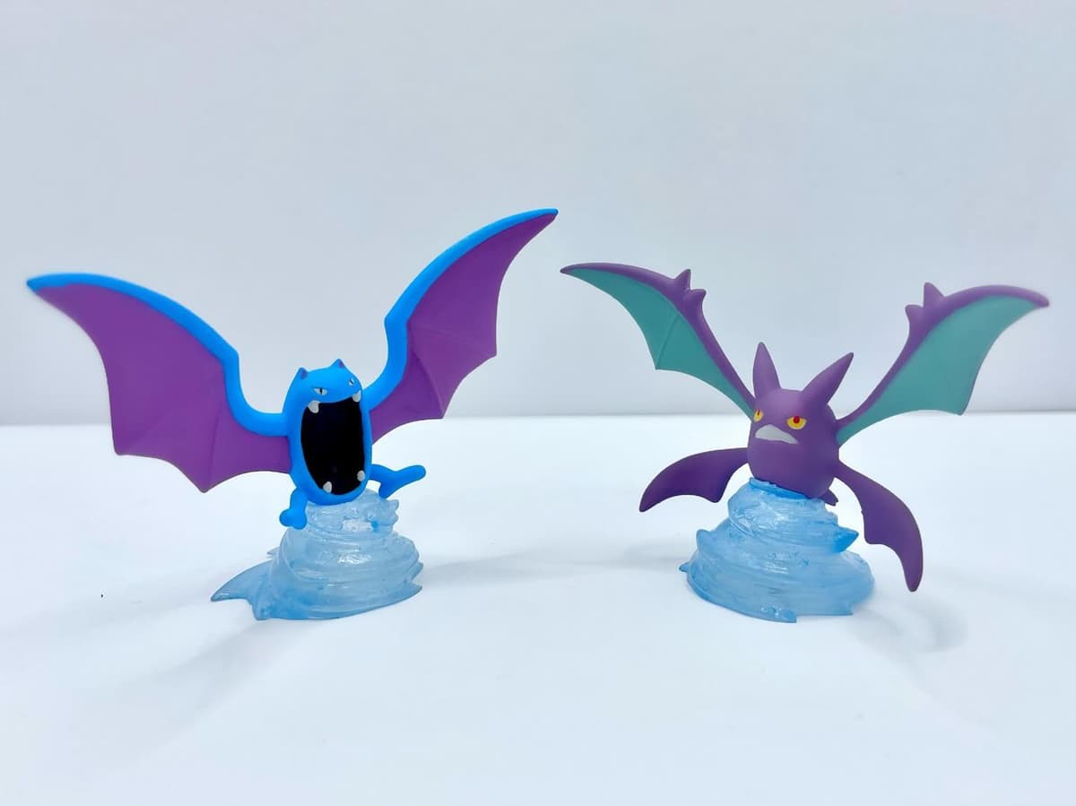 Golbat Golbat & Crobat tamaño “Takara Tomy “