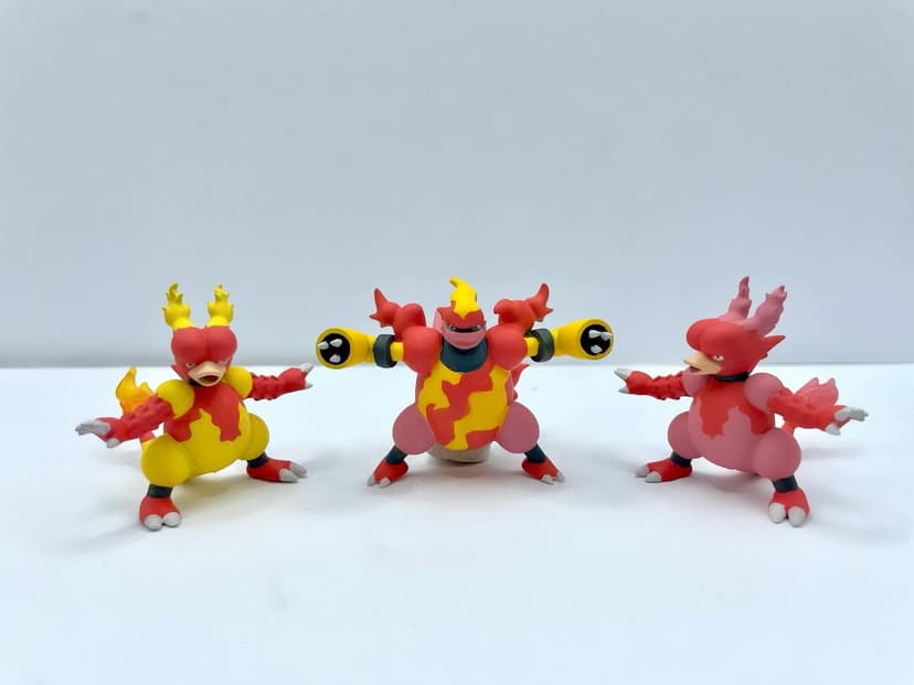 Magmortar — Magmortar & Magmar tamaño “Takara Tomy “
