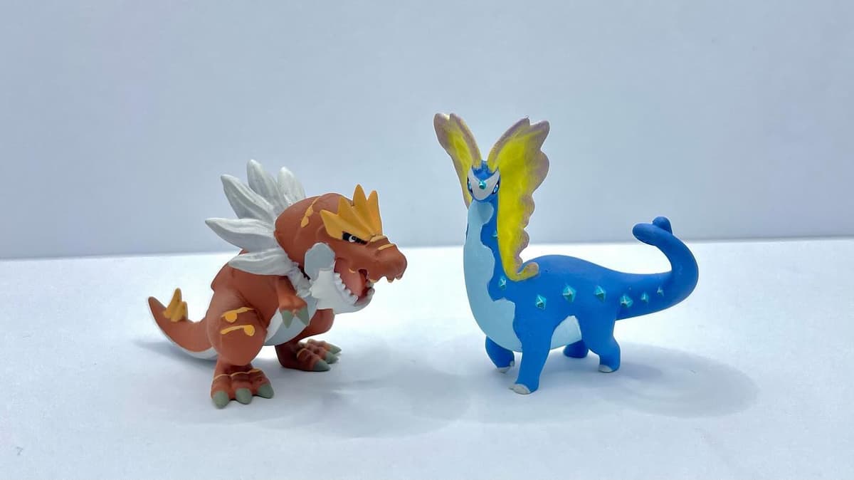 Tyrantrum Tyrantrum & Aurorus tamaño “Takara Tomy “