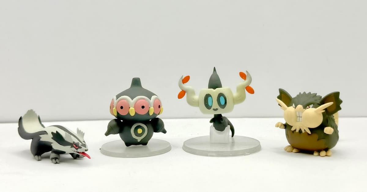 Linoone Linoone Galar, Claydol, Phatump & Raticate Alola tamaño tipo “Tomy”
