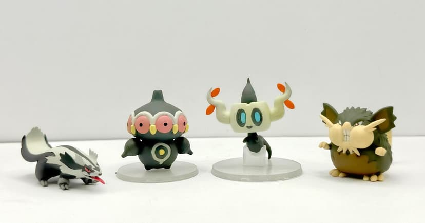 Linoone — Linoone Galar, Claydol, Phatump & Raticate Alola tamaño tipo “Tomy”