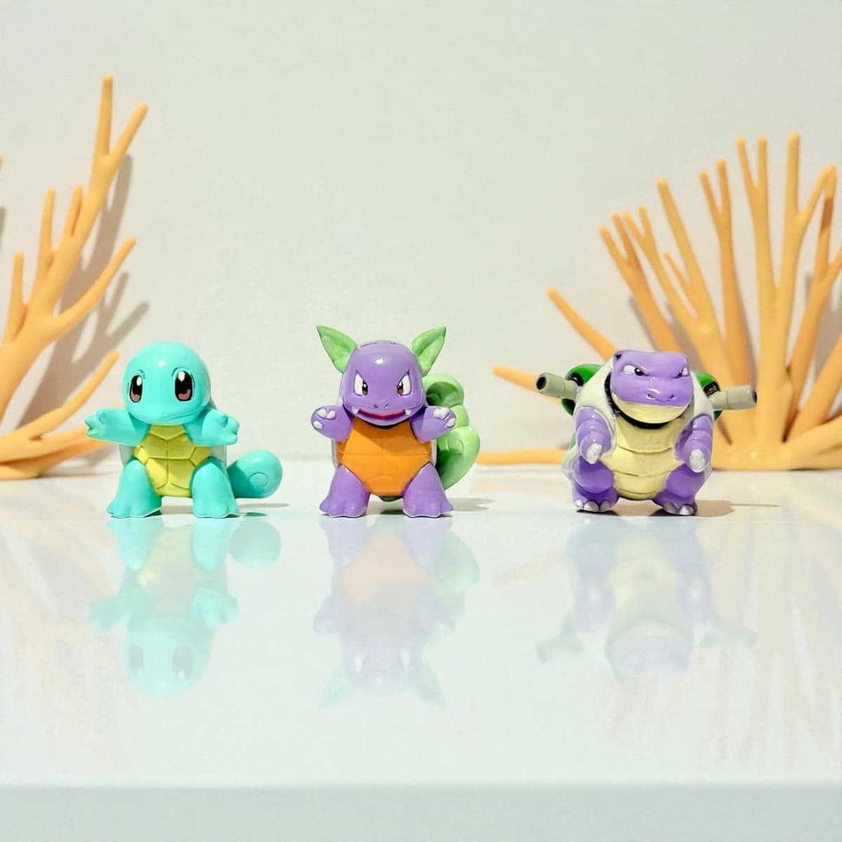 Blastoise Repintado de Línea Evolutiva de Blastoise en shiny de “Takara Tomy “