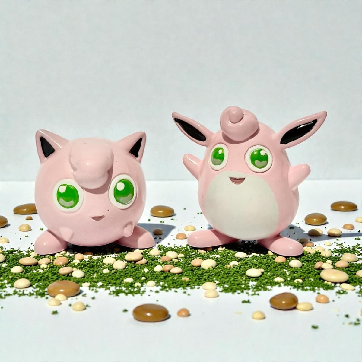 Wigglytuff Repintando shiny de la línea evolutiva Wigglytuff de la marca “Takara Tomy “