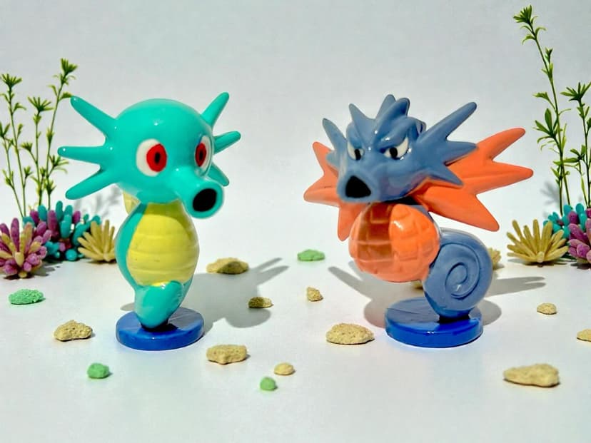 Seadra — Repintado línea evolutiva Seadra en Shiny