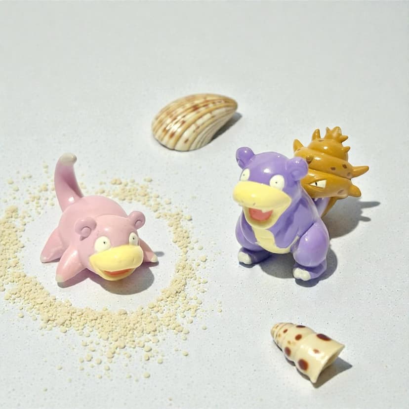 Slowpoke — Repintado de la línea Slowpoke en shiny.