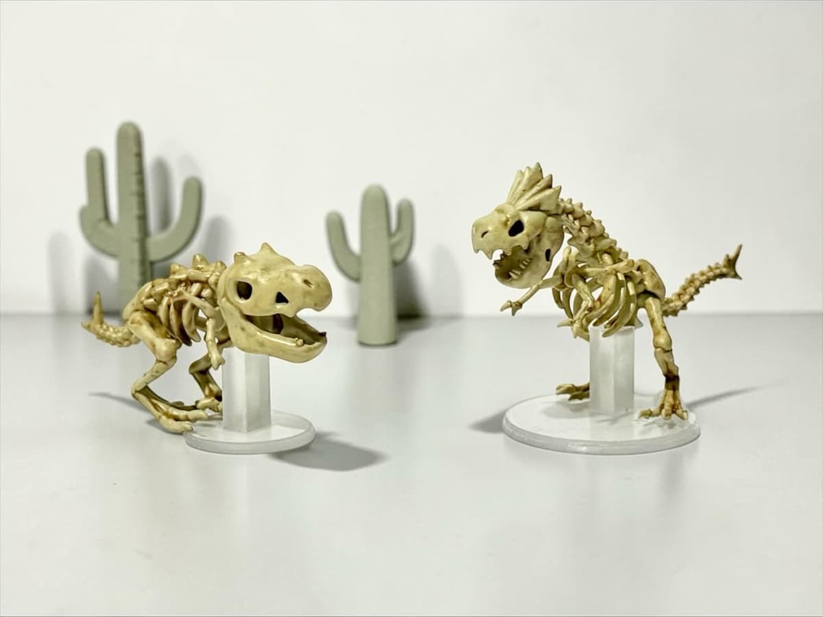 Tyrunt Tyrunt & Tyrantrum fósil con impresión 3D tamaño tipo Tomy.