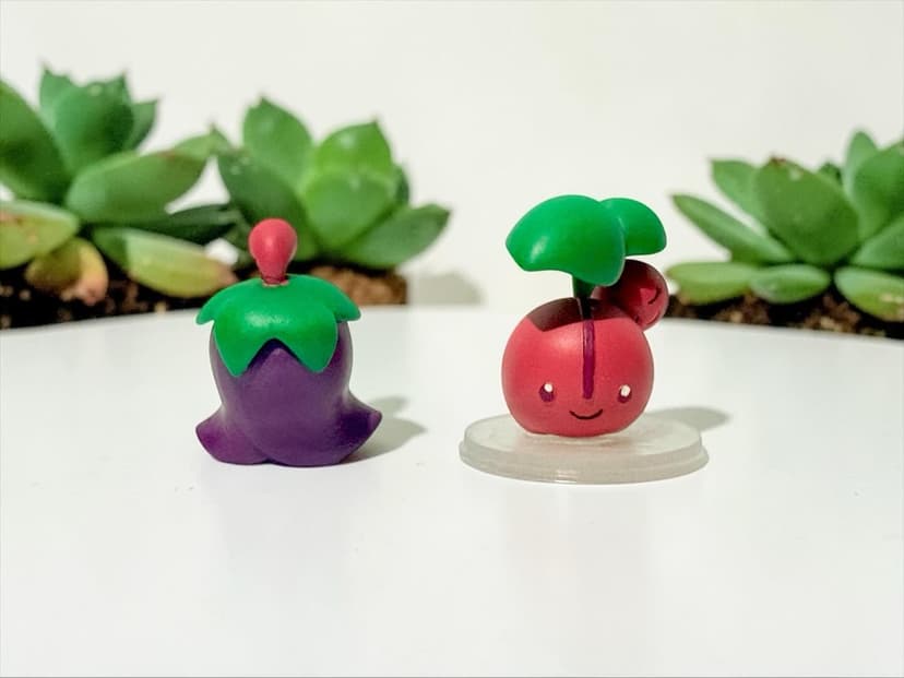 Cherrim — Cherrim & Cherubi tamaño tipo Tomy.