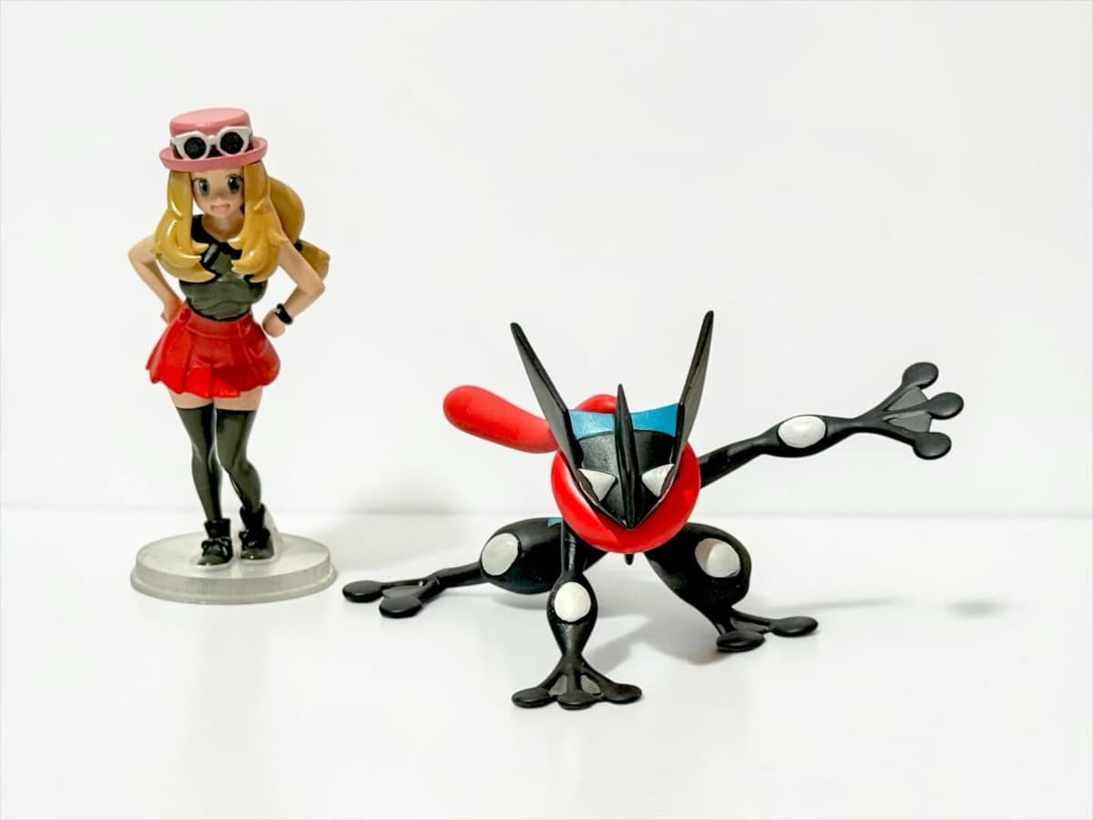 Greninja Serena & Greninja escala 1/20 (Serena es impresionante y greninja es repintando