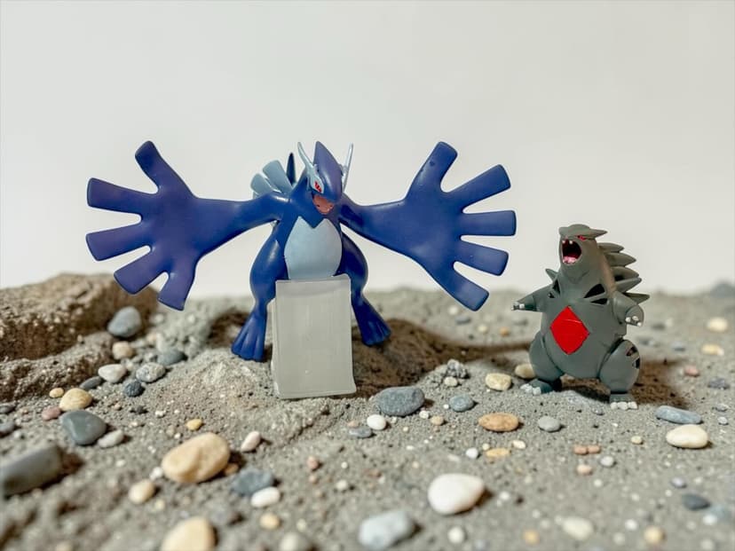 Lugia — Dark Lugia & Dark Tyranitar tamaño tipo “Tomy”