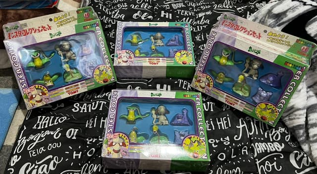 Bellsprout, Weepinbell, Victreebel, Ditto · Monster Collection special set (Tomy) · 6-figure boxed special sets