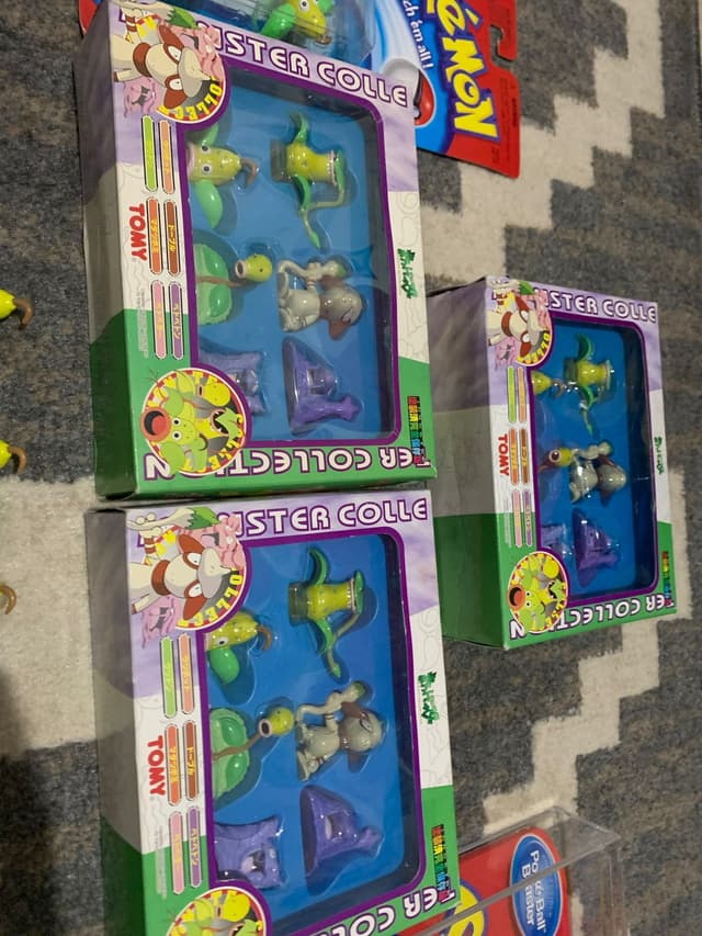Bellsprout, Weepinbell, Victreebel, Ditto · Monster Collection special set (Tomy) · 6-figure boxed sets