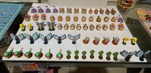 Rattata, Raticate, Spearow, Fearow +8 · Monster Collection · color variants