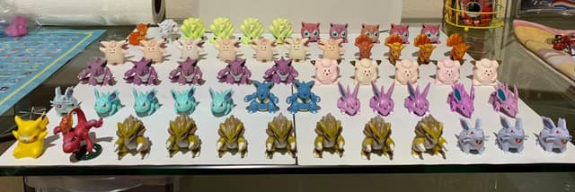 Vulpix, Ninetales, Jigglypuff, Clefairy +6 · Monster Collection · color variants