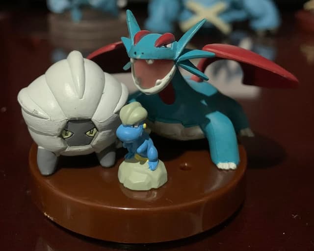 Shieldon, Croagunk, Feraligatr · Zukan 1/40