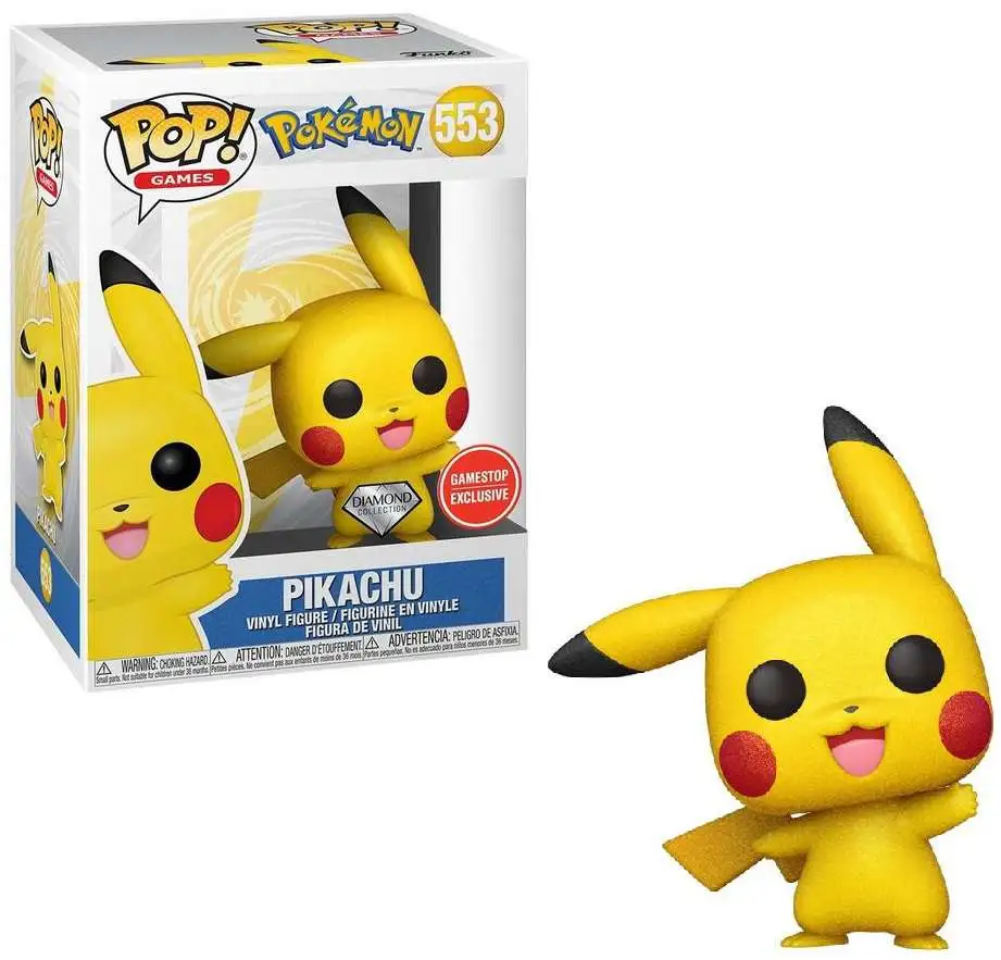 Pikachu Pop! Games #553 · Diamond Collection · Waving