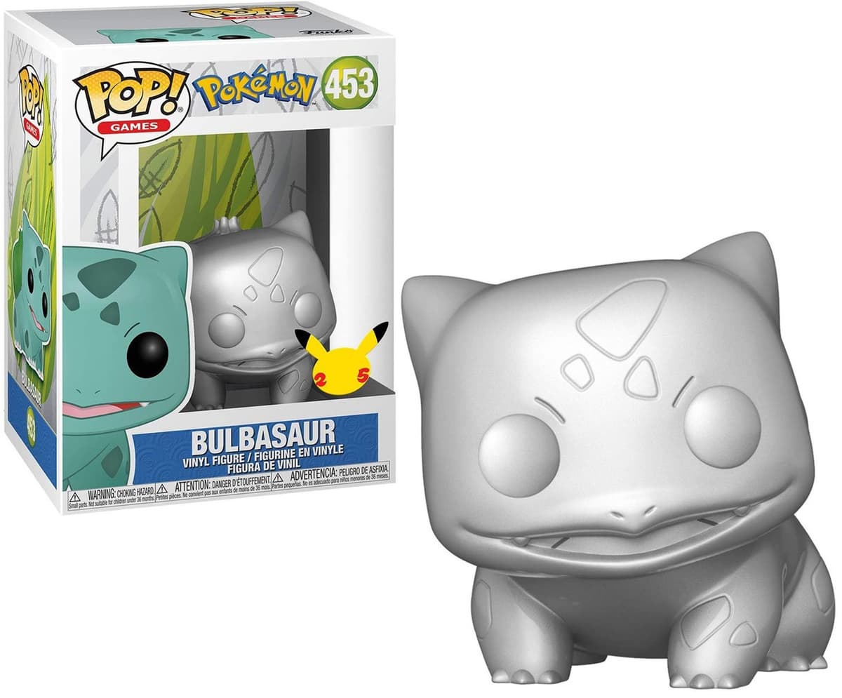 Bulbasaur Pop! Games #453 · Metallic Silver