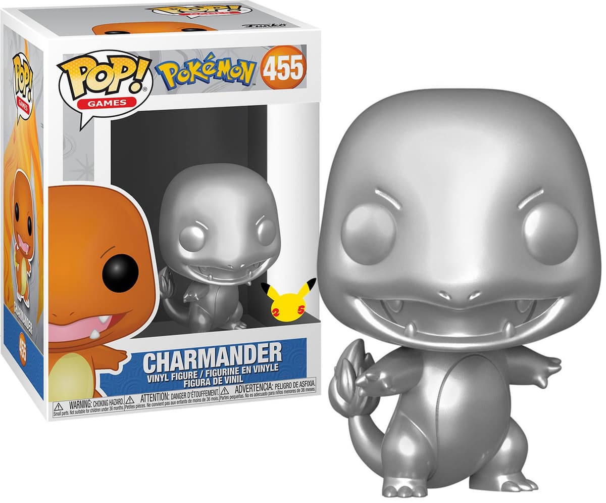 Charmander Pop! Games #455 · Metallic Silver