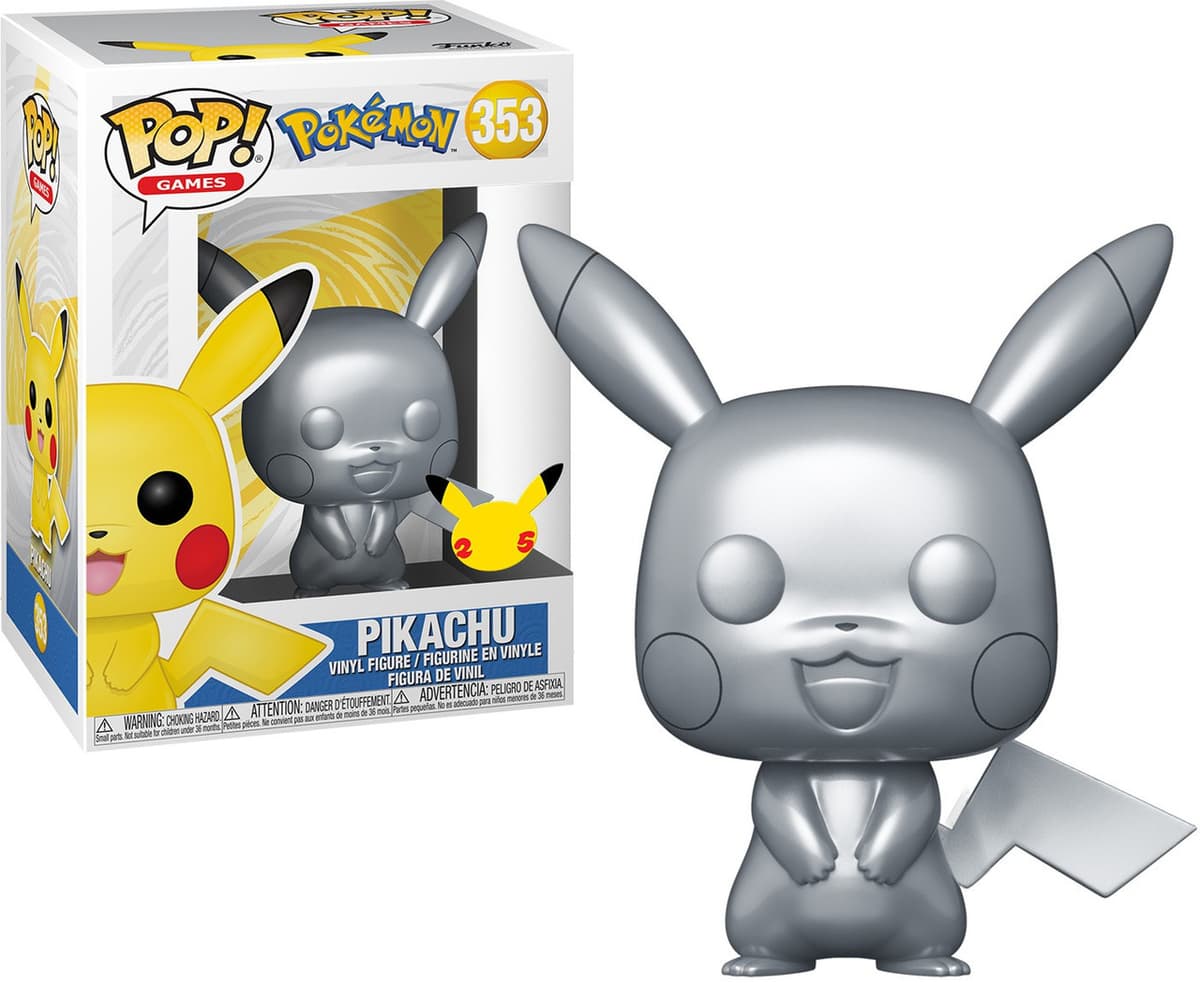 Pikachu Pop! Games #353 · Metallic Silver