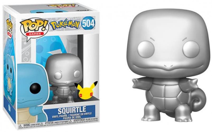 Squirtle Pop! Games #504 · Metallic Silver