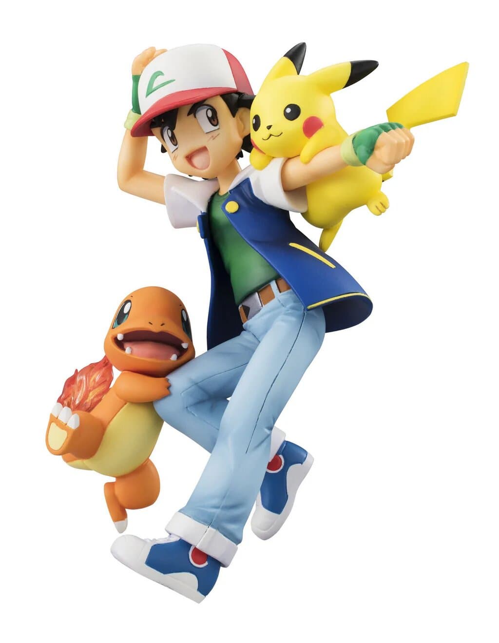 Pikachu Ash & Pikachu & Charmander