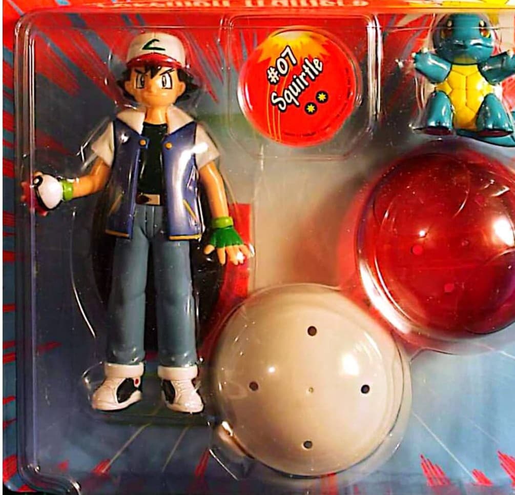 Squirtle Pokémon Trainers (pack w/ Ash Ketchum)