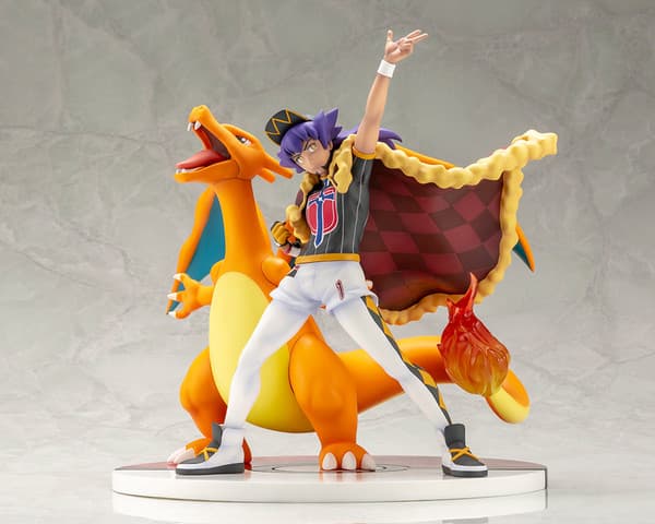 Charizard PC Original Figure: Leon with Charizard