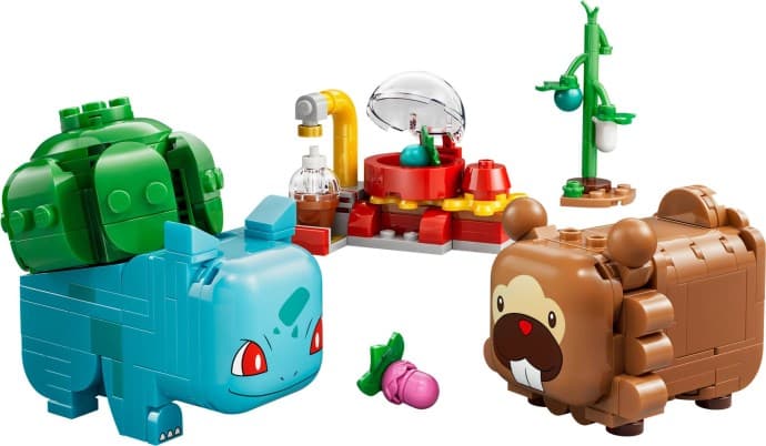Bidoof Berry Bash with Bulbasaur and Bidoof — Set #72155