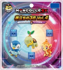 Set iniciales Vol.4 Sinnoh: Chimchar, Piplup, Turtwig