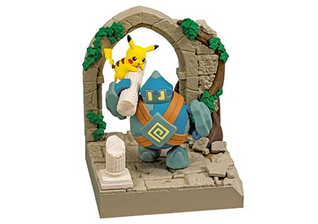 Pikachu with Golett