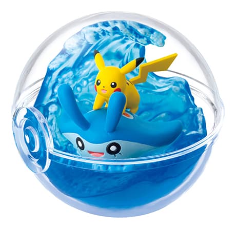 Pikachu with Mantyke