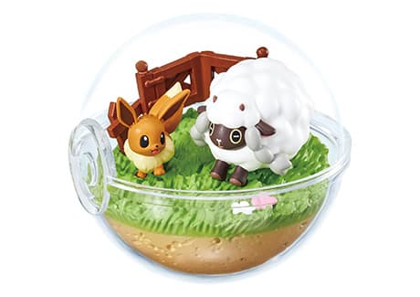 Wooloo with Eevee