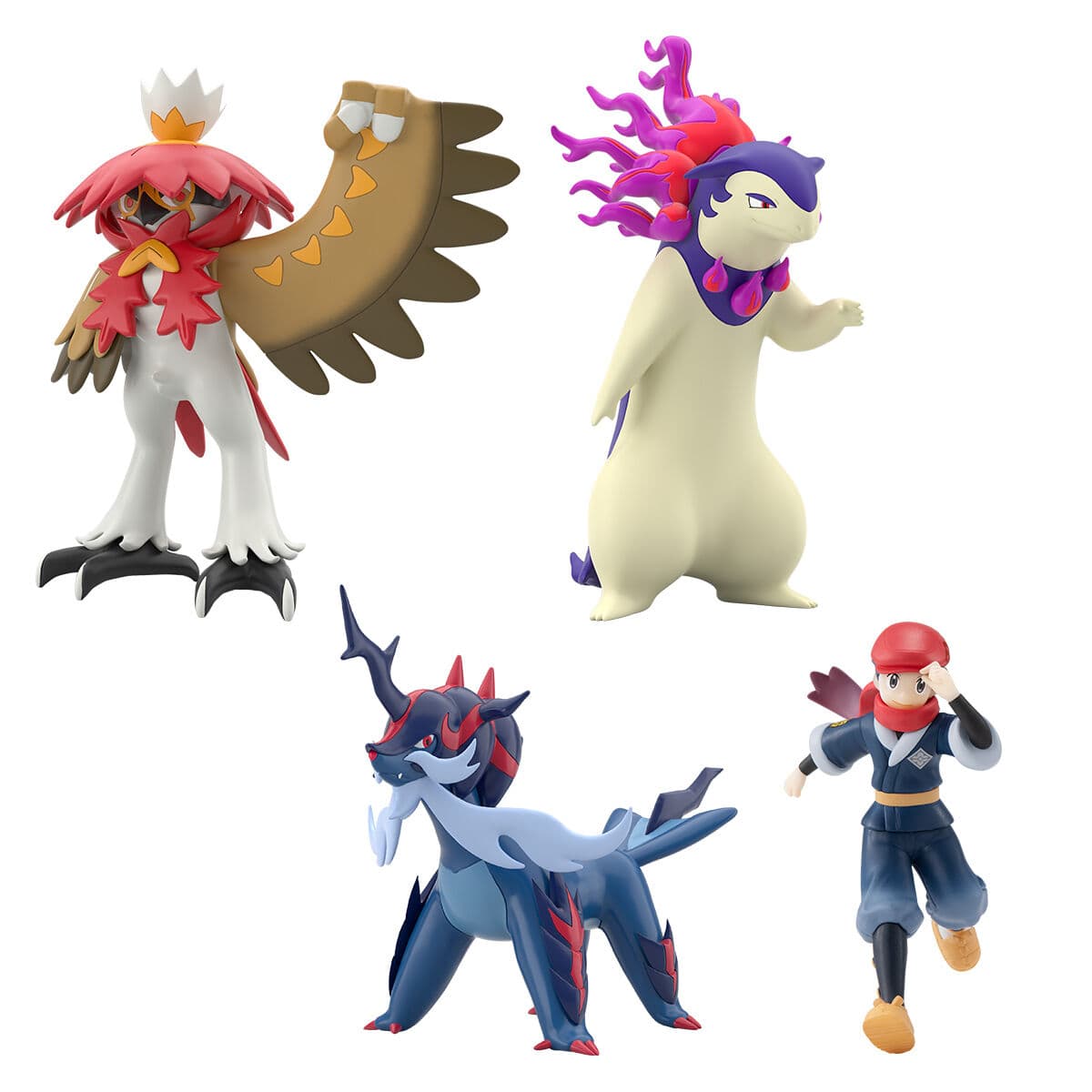 Typhlosion Rei & Hisuian Typhlosion & Hisuian Samurott & Hisuian Decidueye