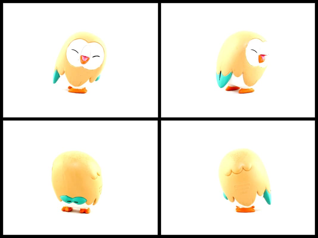 Rowlet Different Pose